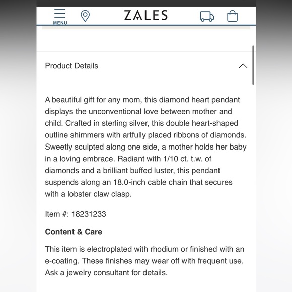 Mother and Child Necklace - Picture 4 of 4